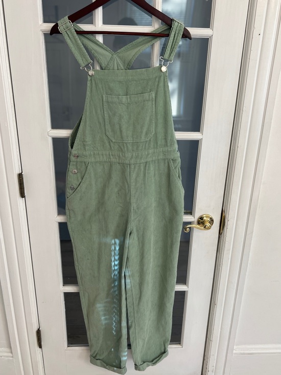 ASOS Pants - ASOS DESIGN Women's Sage Green Corduroy Overalls Size 8